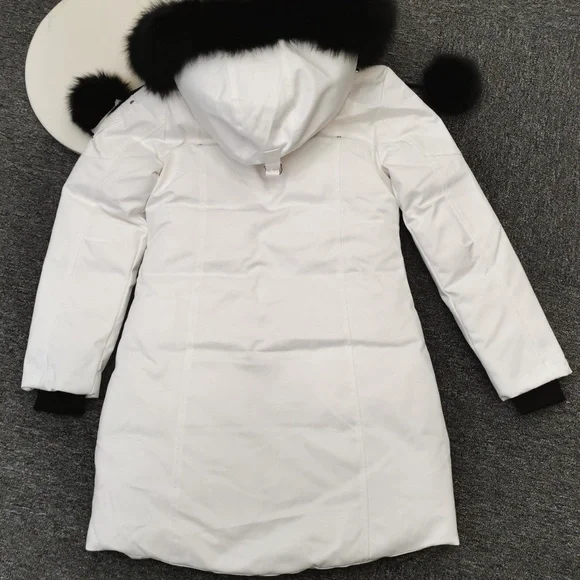 Moose Knuckles Stirling Parka-Snow White - Picture 2 of 9
